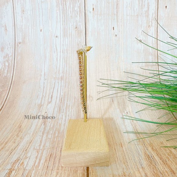 Gold Tone CZ Tennis Drop Earrings - Picture 3 of 9